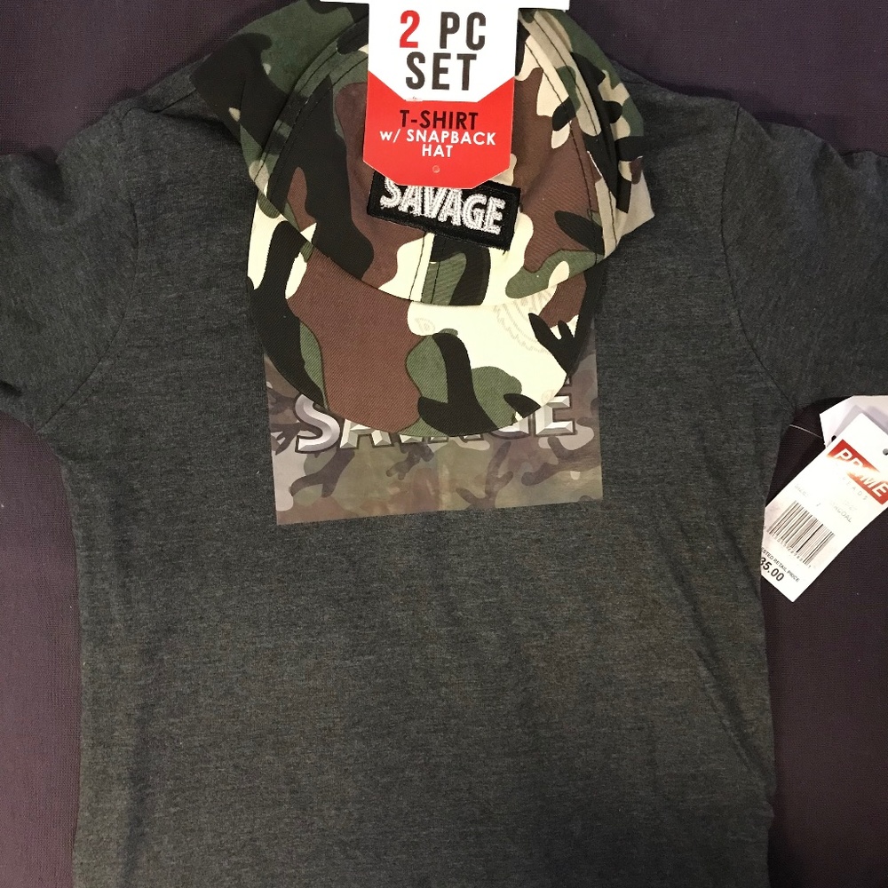 Prime Threads 2 piece set Shirt & Hat